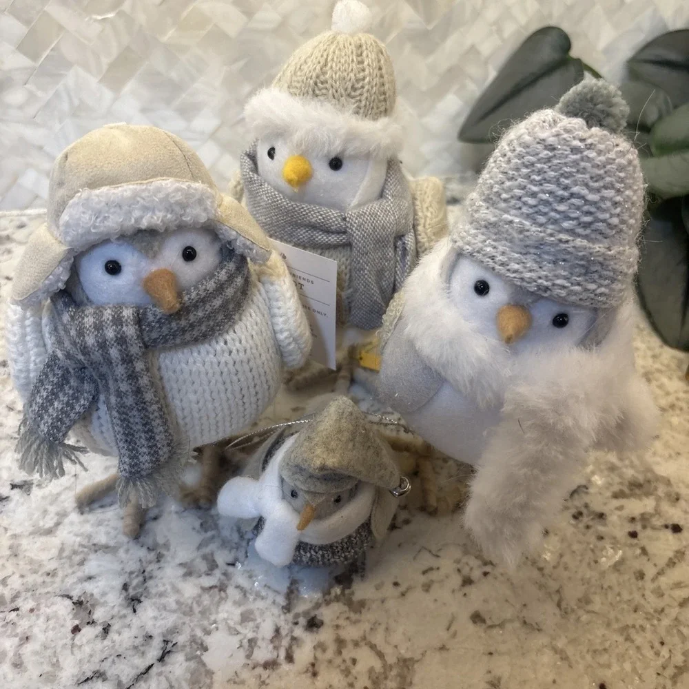 2022/23 Target Wondershop Christmas Holiday Birds Purl Tricot Cove A Mini White